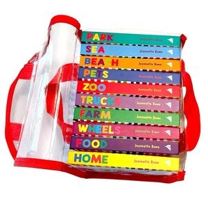 Take Along Board Books First Words: 10 Board Books Set Jeannette Rowe 6M+